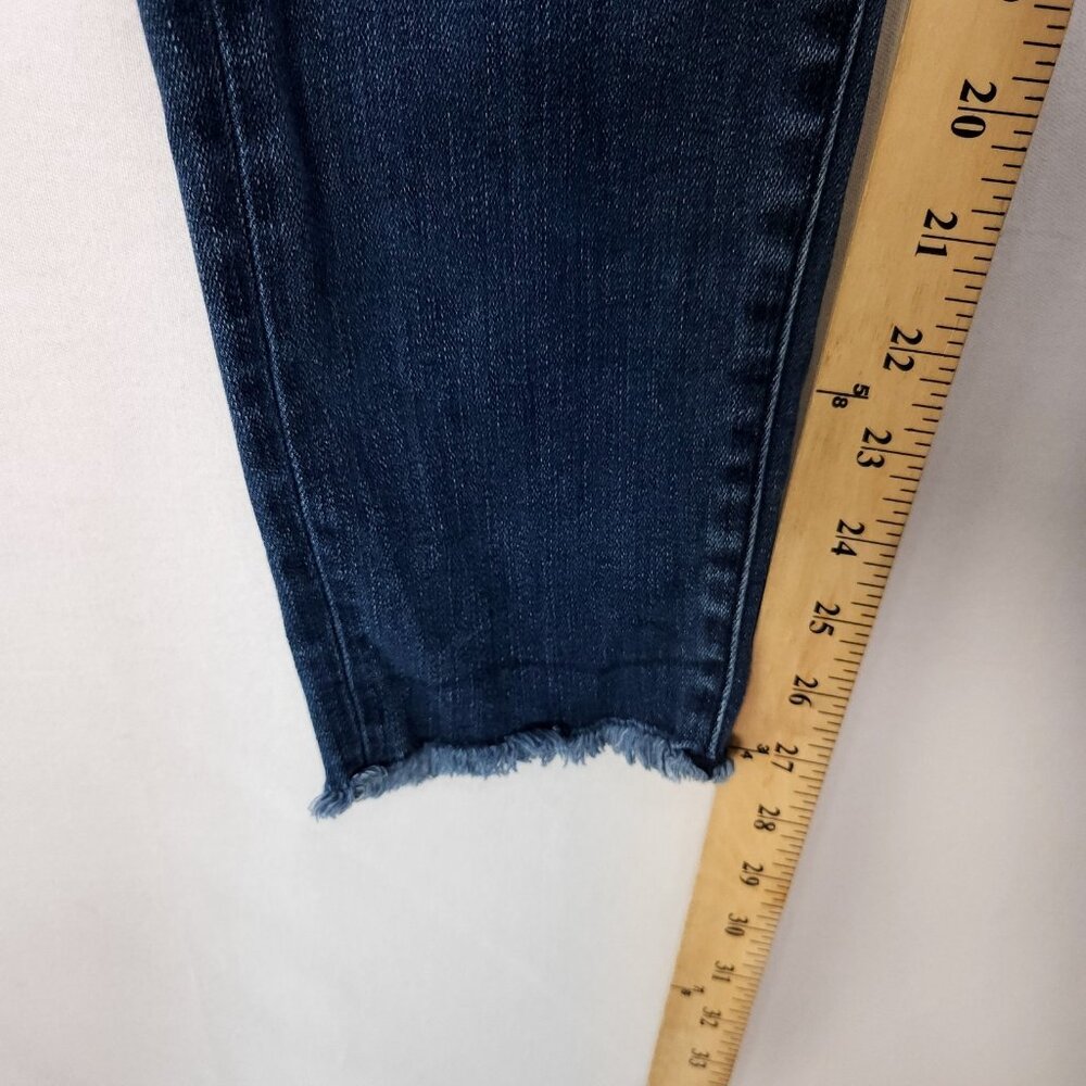 Pilcro & The Letterpress Jeans Women's 28 Script Skinny Frayed Hem - Picture 11 of 15